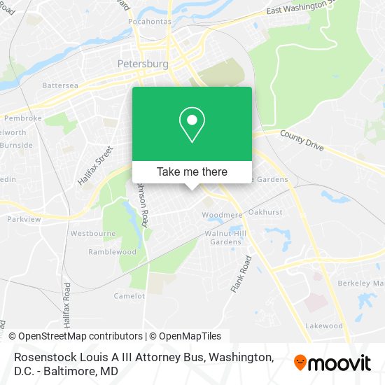 Mapa de Rosenstock Louis A III Attorney Bus