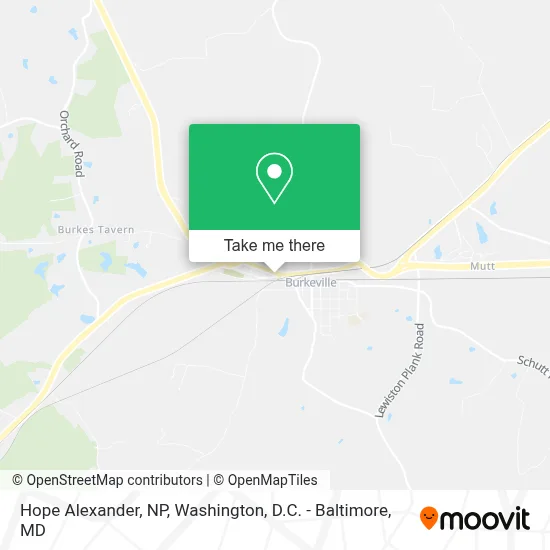 Hope Alexander, NP map