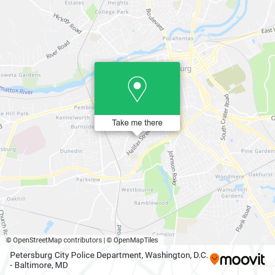 Mapa de Petersburg City Police Department