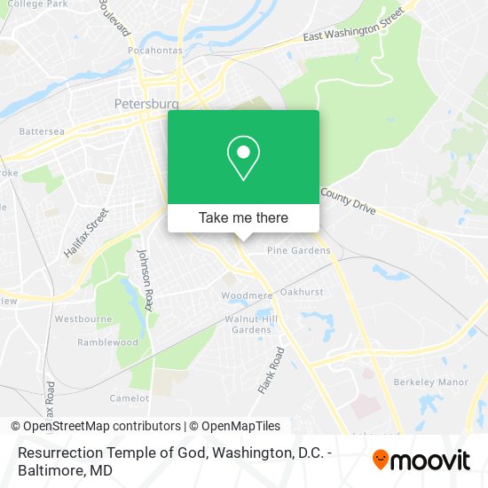 Resurrection Temple of God map