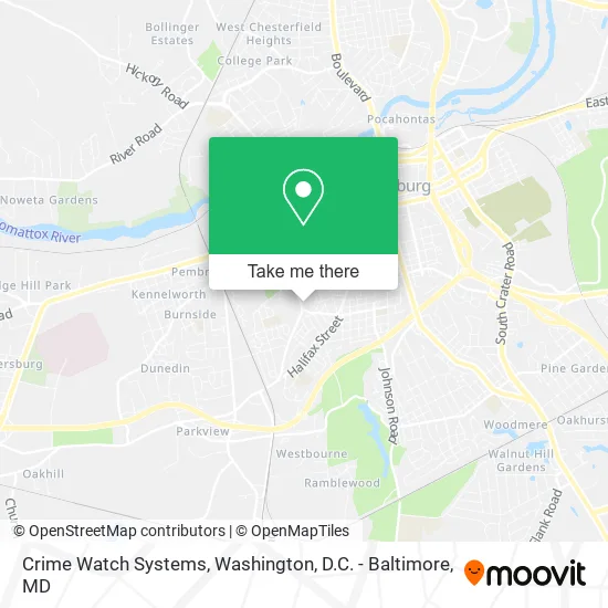 Crime Watch Systems map
