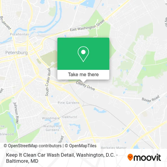 Keep It Clean Car Wash Detail map