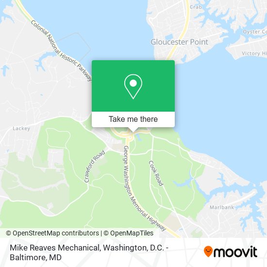 Mapa de Mike Reaves Mechanical