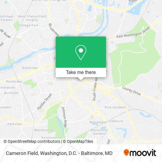 Cameron Field map