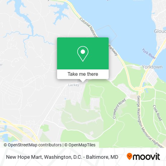 New Hope Mart map