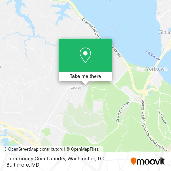 Community Coin Laundry map