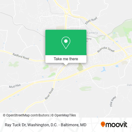 Mapa de Ray Tuck Dr