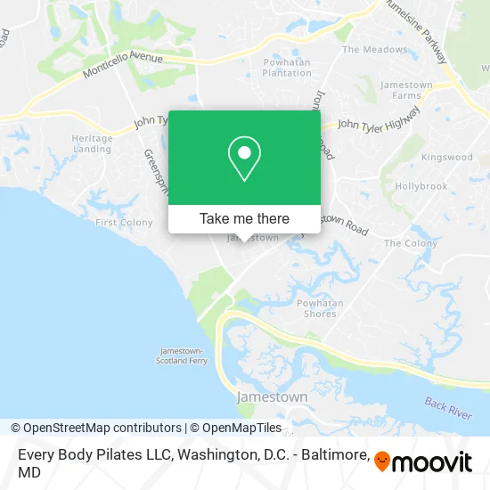 Every Body Pilates LLC map