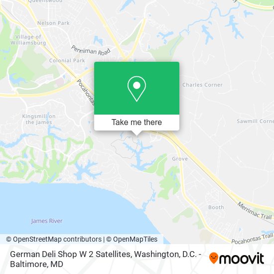 German Deli Shop W 2 Satellites map