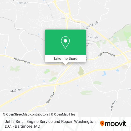 Jeff's Small Engine Service and Repair map