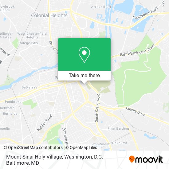 Mount Sinai Holy Village map