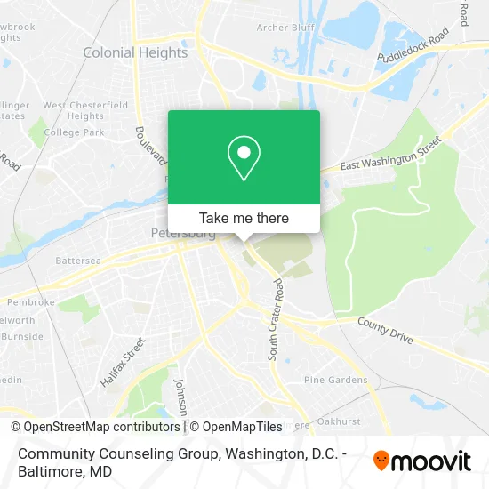 Community Counseling Group map