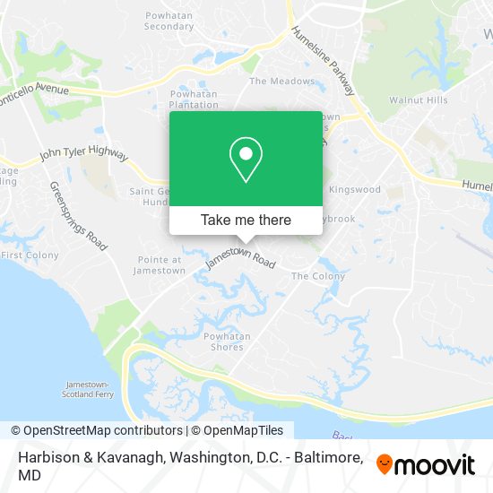 Harbison & Kavanagh map