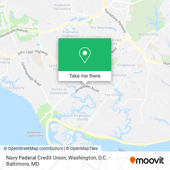 Mapa de Navy Federal Credit Union