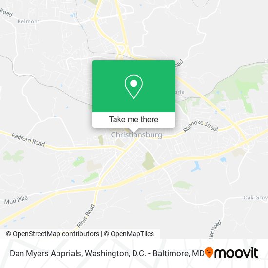 Mapa de Dan Myers Apprials