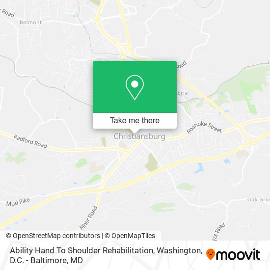 Mapa de Ability Hand To Shoulder Rehabilitation