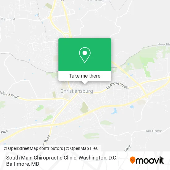 South Main Chiropractic Clinic map