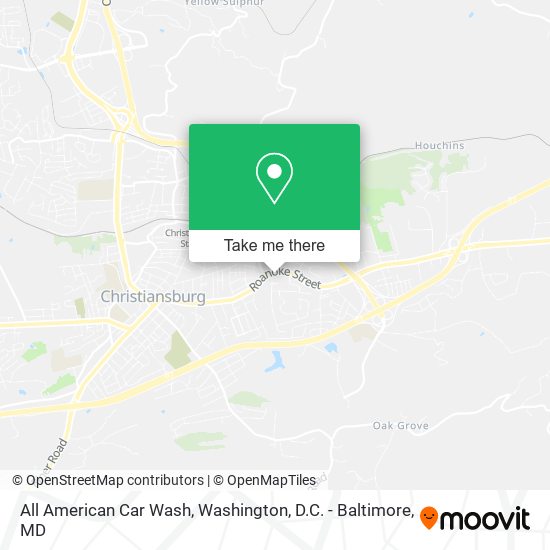 Mapa de All American Car Wash