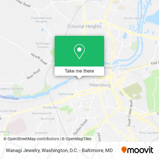 Wanagi Jewelry map