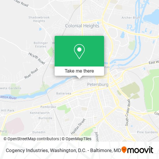Cogency Industries map