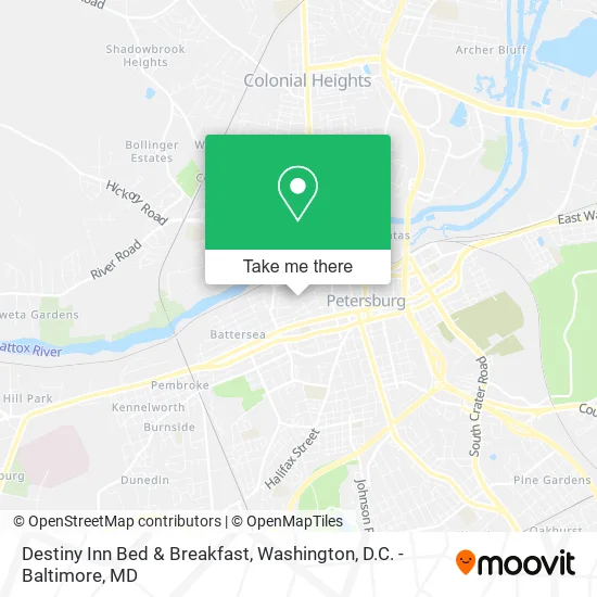 Destiny Inn Bed & Breakfast map