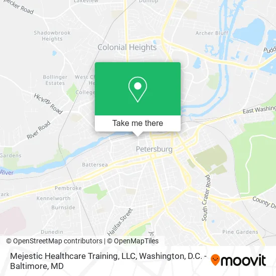 Mapa de Mejestic Healthcare Training, LLC