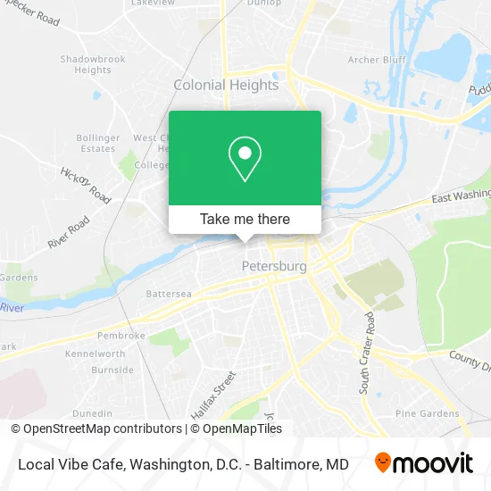 Mapa de Local Vibe Cafe