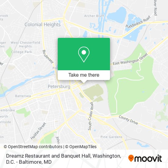 Mapa de Dreamz Restaurant and Banquet Hall