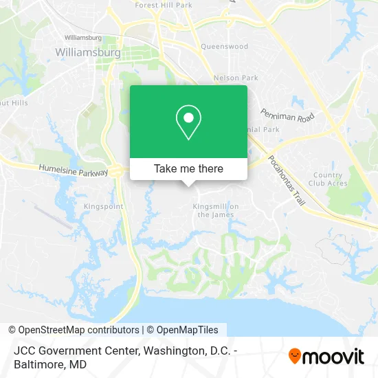 JCC Government Center map