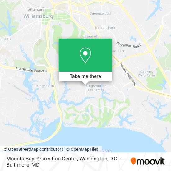 Mapa de Mounts Bay Recreation Center
