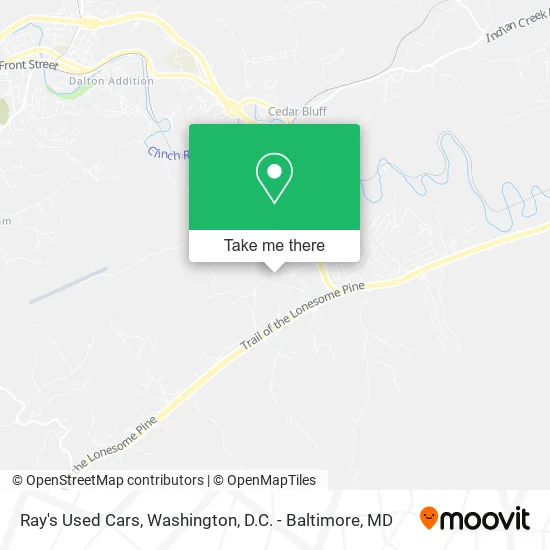 Ray's Used Cars map