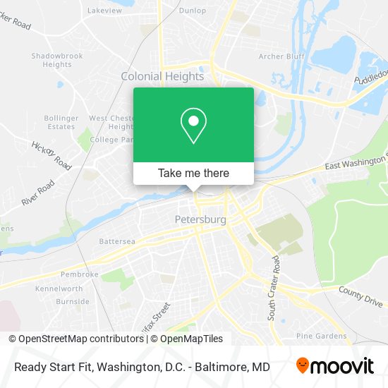 Ready Start Fit map