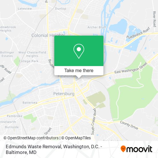 Edmunds Waste Removal map