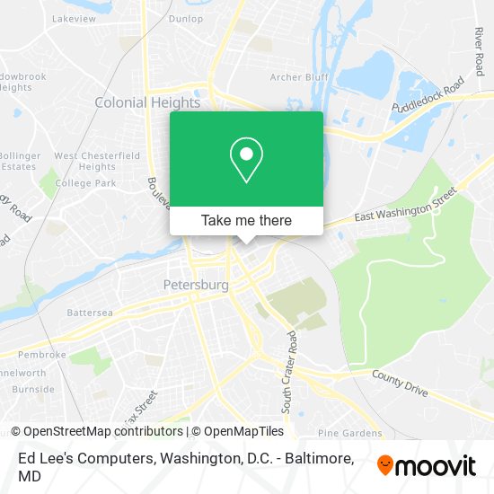 Mapa de Ed Lee's Computers