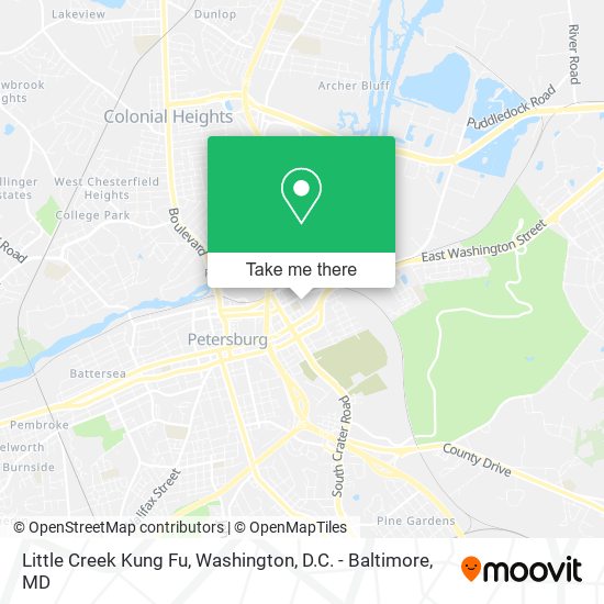 Little Creek Kung Fu map