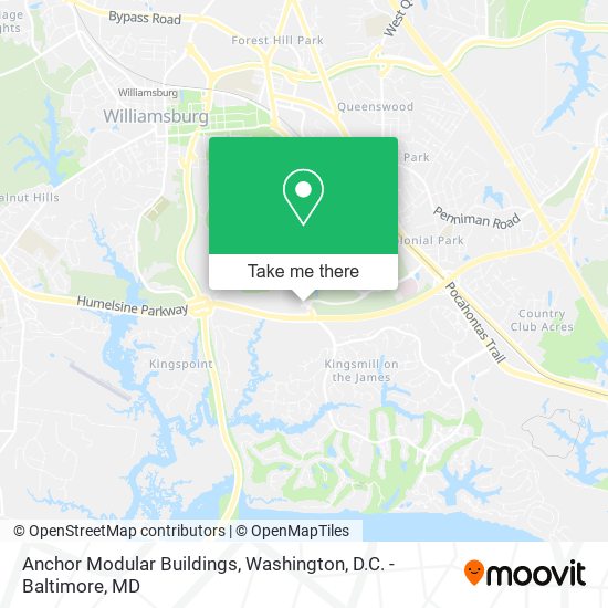 Mapa de Anchor Modular Buildings