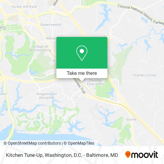 Kitchen Tune-Up map