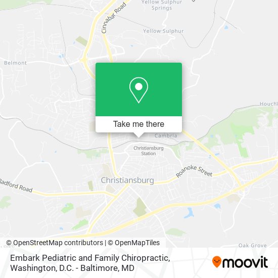 Embark Pediatric and Family Chiropractic map