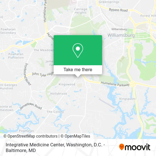 Integrative Medicine Center map
