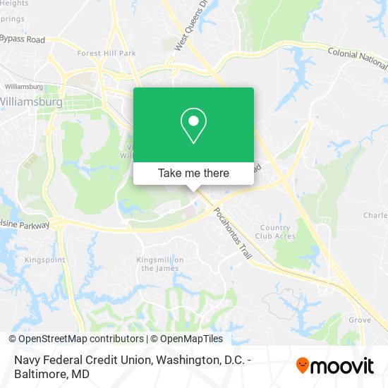 Navy Federal Credit Union map