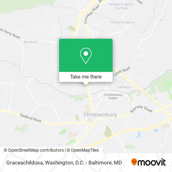 Graceachildusa map
