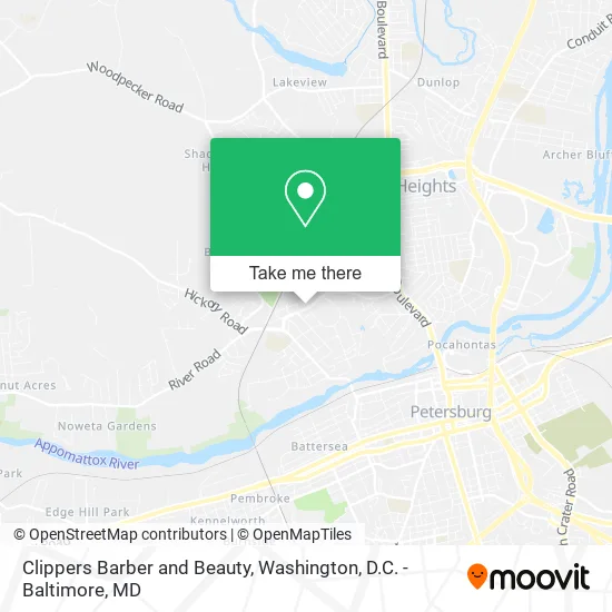 Mapa de Clippers Barber and Beauty