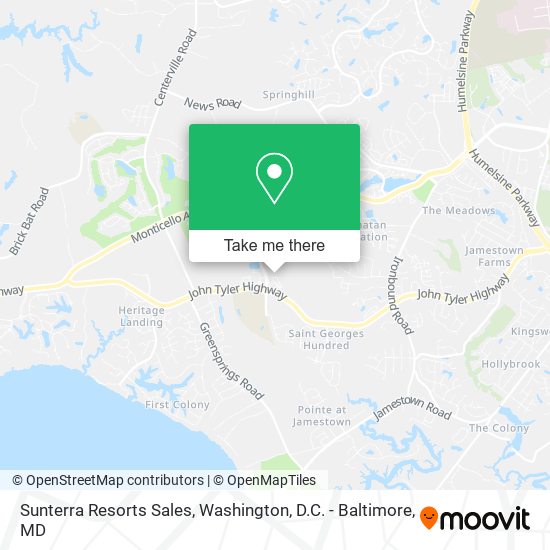 Sunterra Resorts Sales map