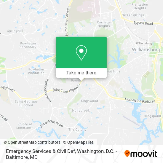 Emergency Services & Civil Def map