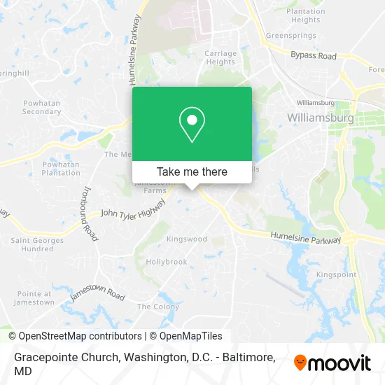 Gracepointe Church map