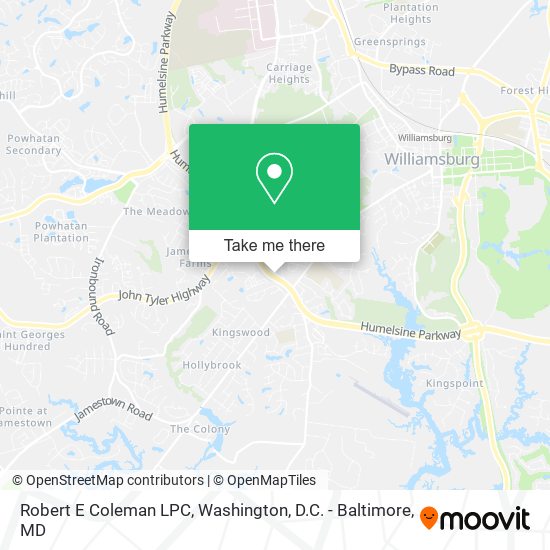 Mapa de Robert E Coleman LPC