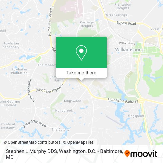 Stephen L Murphy DDS map