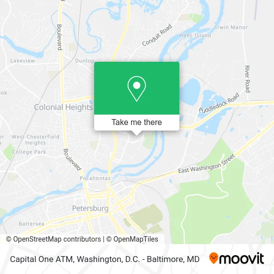 Capital One ATM map