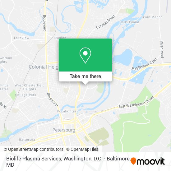 Biolife Plasma Services map