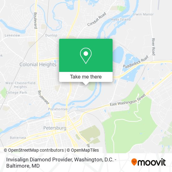 Mapa de Invisalign Diamond Provider